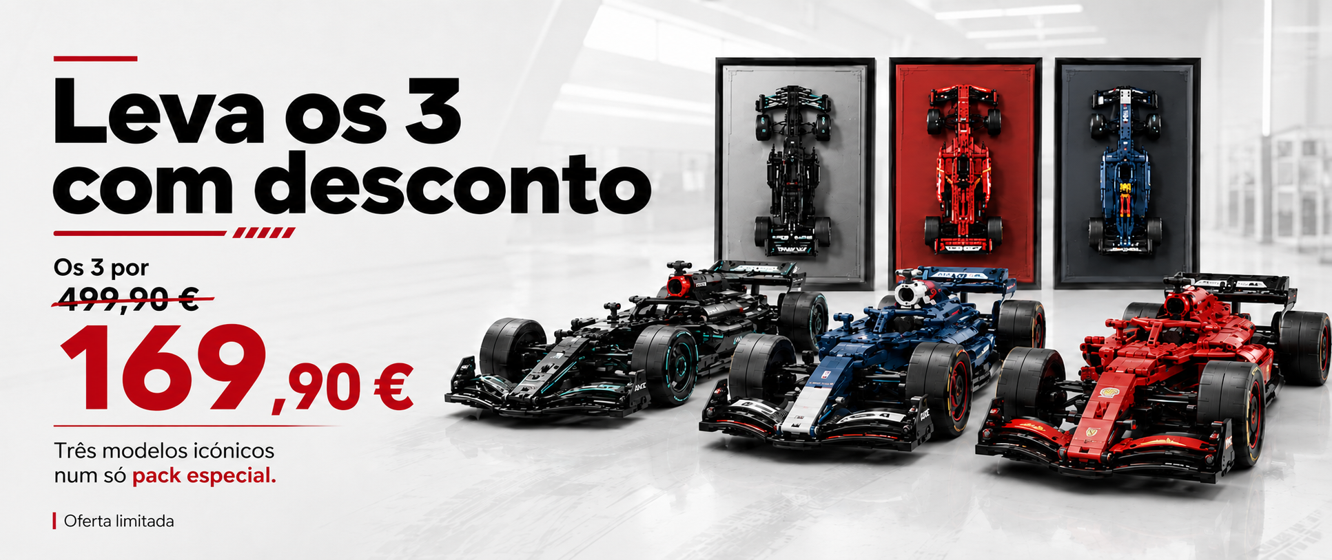 Pack de 3 F1 por 169,90 €