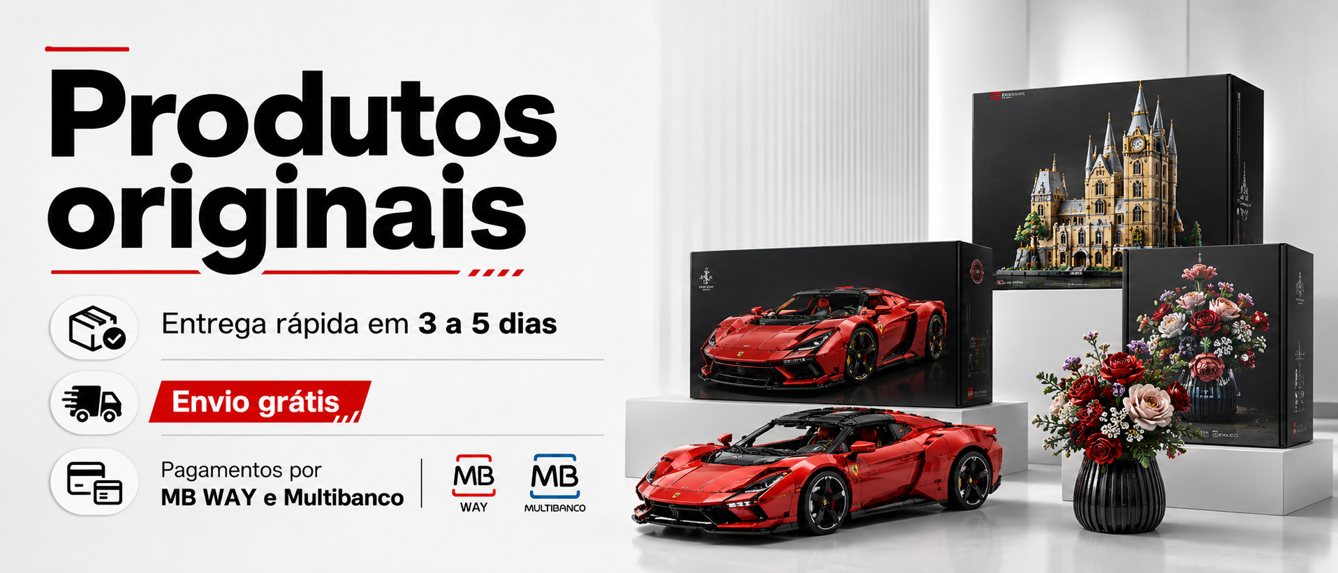 Produtos originais, envio grátis